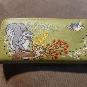 Loungefly Disney Snow White And The Seven Dwarfs Woodland Wallet Green Animal